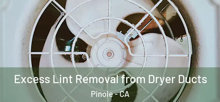  Excess Lint Removal from Dryer Ducts Pinole - CA